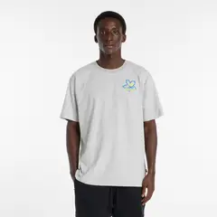 NEW BALANCE - Camisa Deportiva Original BostonCity Gris Hombre