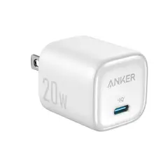 ANKER - Cargador Nano 20W Puerto USB-C Blanco