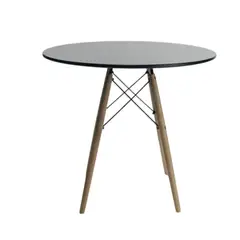 AKIVOY - Mesa Eames Redonda color Negro