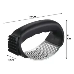GENERICO - TLPB Acero Inoxidable 10x10cm machacador negro