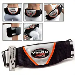 GENERICO - Cinturón Masajeador y Reductor Vibratorio Vibro Shape con Control Remoto