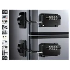 GENERICO - Candado de Seguridad con Combinación Numérica para Refrigerador y Armarios