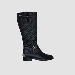 SANTORINI - BOTAS PARA MUJER LANE CUERO NEGRO