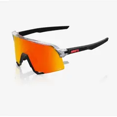 100 - Gafas Ciclismo 100% S3 Gris Negro Mate Lente Rojo Espejo