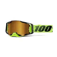 100 - Gafas Motocross 100% Armega Amarillo Neón Goggles
