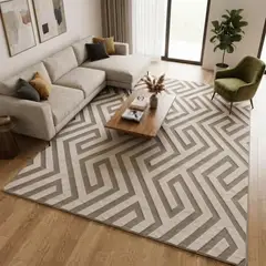AMERICO SHOP - Tapete Alfombra Argentina 150x200 cm Diseño Elegante Beige