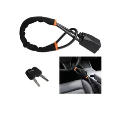 GENERICO - Cerradura Antirrobo para Volante a Broche de Cinturón de Seguridad