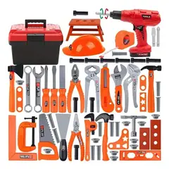 DISTRIBUCIONES GUZ SAS - Kit Juguetes Herramientas De Simulación Educativo 68 Piezas