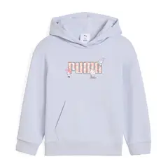 PUMA - Hoodie Original X Hello Kitty & Friends Gris Para Niños