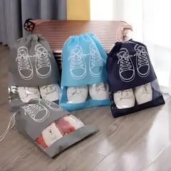 GENERICO - Bolsas Organizadoras de Zapatos para Viaje con Ventana Transparente y Cordón