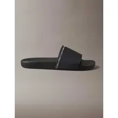 CALVIN KLEIN - Sandalias negro Essential Slide Institutional
