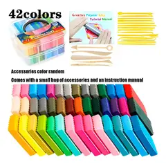 GENERICO - Kit De Arcilla Blanda Polimérica De 42 Colores + Accesorios