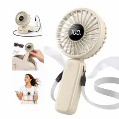GENERICO - Ventilador Portatil de Mano con 15 Horas de Autonomia