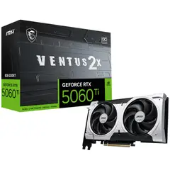 MSI - Tarjeta Gráfica Ventus 2X OC Plus · GeForce RTX 5060 Ti · 16GB GDDR7 · Doble Ventilador