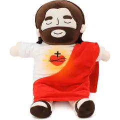 GENERICO - Peluche Jesús Interactivo Con Luz, Música Y Respiración
