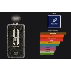 AFNAN - 9 Pm Night Out Extrait de Parfum, 100 ml