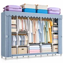 ONE PIXEL - Closet Armario Organizador Para Ropa Reforzado 5 Espacios Armable