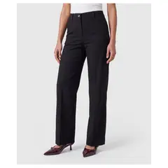 PATPRIMO - Pantalón Bota Ancha Tiro Alto Para Mujer Negro