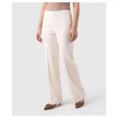 PATPRIMO - Pantalón Bota Semiacampanada Para Mujer Crema