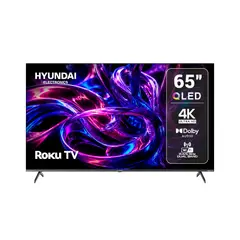 HYUNDAI - Televisor 65 pulgadas Smart Roku tv 4K QLED HYLED6516QR