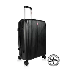 SWISSPASS - Maleta de Viaje Rigida Mediana Orbit 24 Negro
