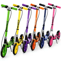 GENERICO - Scooter Monopatin Patineta Altura Ajustable Jovenes Acero