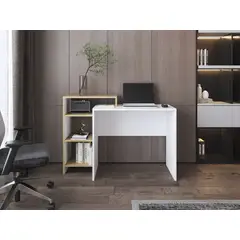 RTA MUEBLES - Escritorio Stella Plus Color Duna Blanco EDB 11296 89,4x125,7x42,3 RTA