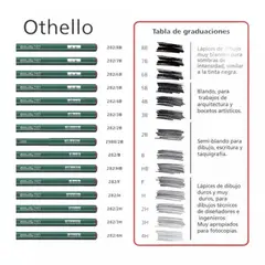 STABILO - Lapiz Graduado Othello Estuche Metal x 12 ud
