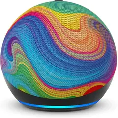 AMAZON - Echo Dot Kids 5 con Alexa Asistente Inteligente Diseñado Para Niños Remolino de Arcoiris
