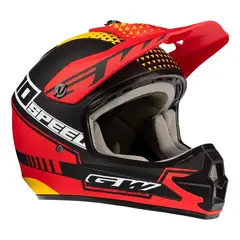 GW - Casco Bmx Bicicleta Full Face Niño Niña Ciclismo