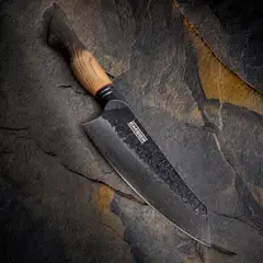 EMBER - Cuchillo Santoku Aska 7 - Acero VG10 Damasco Stonewash