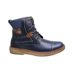 GENERICO - Botas De Amarrar En Cuero Para Hombre