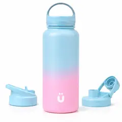 UMLI - Termo Botella Térmica Botilito Agua Acero Inoxidable 1L - Ümli