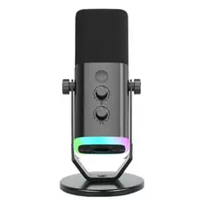 GENERICO - Micrófono Dinámico USB/XLR FIFINE Podcasts RGB