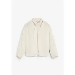 SCALPERS - Blusa Detalle Lazo Frunces 62115ECRU Beige Mujer