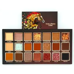 ENGOL COLLECTIONS - Paleta Sombras De Ojos Ferias Y Fiestas X21 Tonos Variados Engol Soq-217