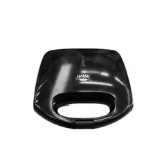 CORONA - Sanduchera Electrica Negra Color Negro 110v