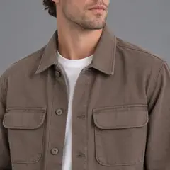 LEC LEE - Chaqueta En Dril Hombre Caqui