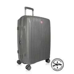 SWISSPASS - Maleta de Viaje Rigida Mediana Orbit 24 Gris