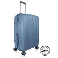 SWISSPASS - Maleta de Viaje Rigida Mediana Orbit 24 Azul