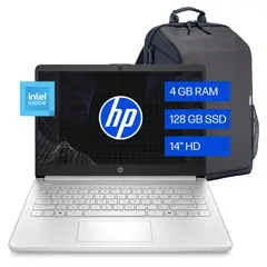 HP - Portátil HP14-dq6002la IIntel® N150 4GB RAM 128GB Windows 11 Home