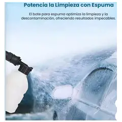 AMERICAN GENERICS - Hidrolavadora Inalámbrica Portátil Recargable 48V 2 Baterías