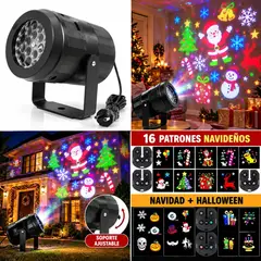 GENERAL - LUCES PARA NAVIDAD PROYECTOR LED NAVIDEÑO GIRATORIO