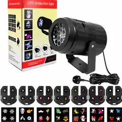 GENERAL - PROYECTOR FIGURAS NAVIDEÑAS GIRATORIO LED