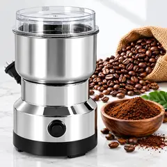 GENERICO - Molinillo Eléctrico para Café y Especias 150W Acero Inoxidable - MsMart