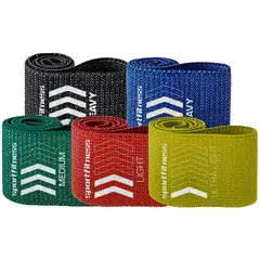 SPORTFITNESS - Set De Bandas Elásticas En Tela SETx5
