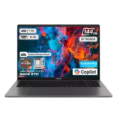 ASUS - Portátil Vivobook S R9 270 Ram 16gb Ssd 1Tb Lcd 16 Pulg Computador Portátil