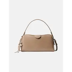 CALVIN KLEIN - Bolso beige camera cruzado multicompartimiento