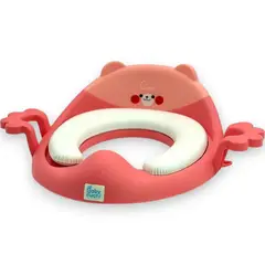 BEBESUNITA - Asiento Reductor Para Baño Con Agarraderas Niño Ref pp-103 ROJO