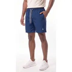 BELIFE - Pantaloneta de baño azul para hombre